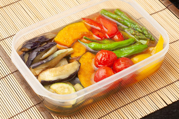 夏野菜の揚げ浸し