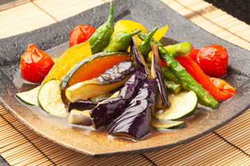 夏野菜の揚げ浸し