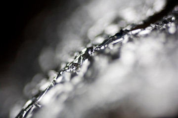 Aluminum foil macro abstract background fine art in high quality prints products fifty Megapixels