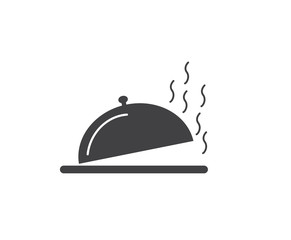 modern food tray icon, food dish icon 