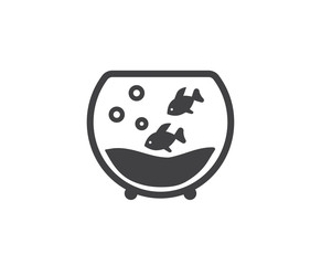 gold fish icon - fish in the aquarium icon