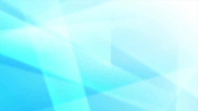Blue smooth stripes abstract tech polygonal motion graphic design. Seamless looping. Video animation Ultra HD 4K 3840x2160