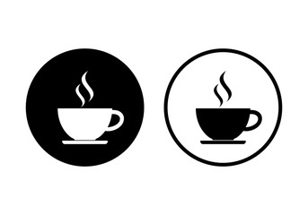 Cup of coffee. Coffee cup icon. Coffee icon isolated on white background