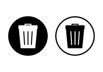 Trash icon. trash can icon. Delete icon vector