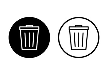 Trash icon. trash can icon. Delete icon vector