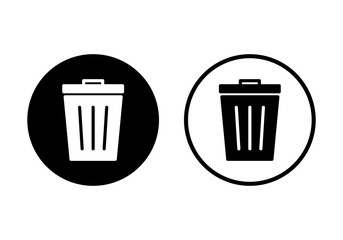 Trash icon. trash can icon. Delete icon vector