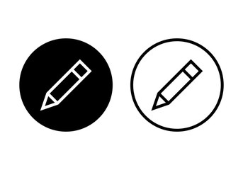 Pencil icon vector.