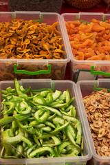 Spices and herbs from the Turkish market