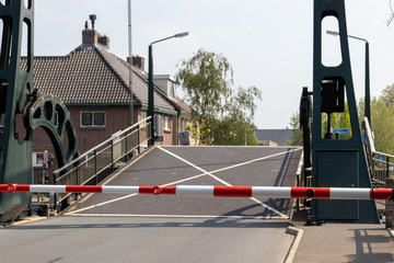 Closed bridge with barrier