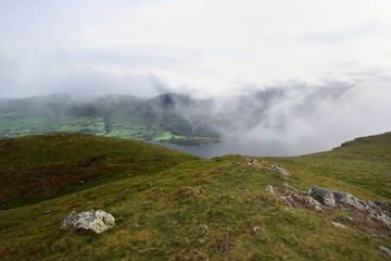Cloud inversion over Ennerdale Water