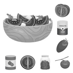 Vector design of eco and agriculture logo. Set of eco and delicious vector icon for stock.