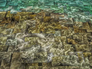 Artistic splashes soft texture. Abstract painting pattern. Hand drawn