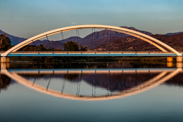 Fototapeta na wymiar Brücke über die Sagone in Korsika