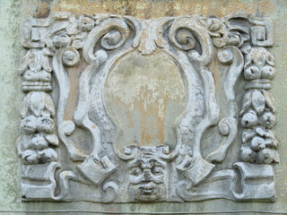basrelief of lion