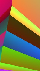 Colorful geometric shapes with texture. Unusual color shapes for your message. Business or tech presentation, app cover template. Design for fashion, background, wallpaper, fabric and wrapping.