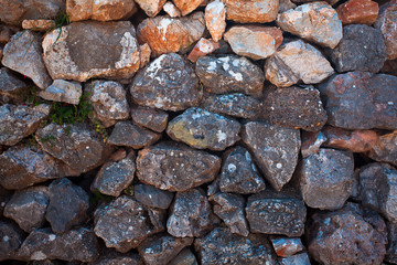 Background of antique stone wall in Turkey,Antalya