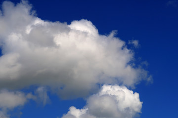 blue sky and white clouds