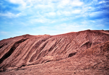 Dramatic sand hills landscape background