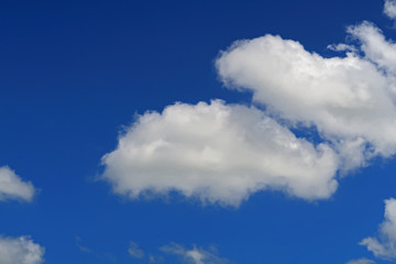 A sky full of white clouds