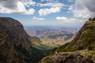 Amazing landscape in Simien Mountains National Park, Ethiopia