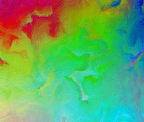 Abstract art pattern for design textile or fabric. Beauty colors backdrop template for decor interior as big size wall print or posters. Oil watercolor and pastel mixed technique painting background.