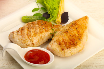 Roasted chicken breast