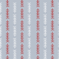 Seamless Minimal Christmas Pattern