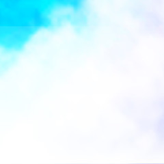 Light Pink, Blue vector background with clouds.