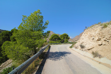 Paseo Río Segura en Ojós, Murcia, España