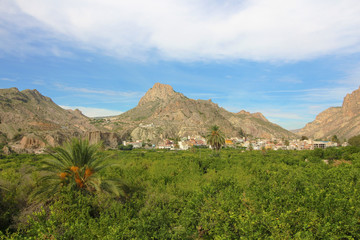 Fototapeta na wymiar Valle de Ricote, Región de Murcia, España