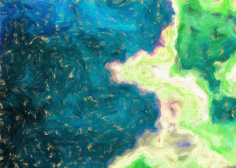 Fashion abstract printable wall art in big size. Mixed impressionism and expressionism modern style. Artistic background pattern for creative design work. Good for graphic, web and print creation use.