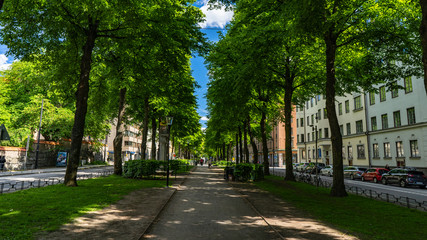 Alley in Stockholm.  
