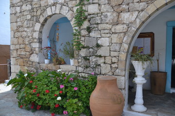 Fototapeta na wymiar Traditional Cretan Village Crete Greece