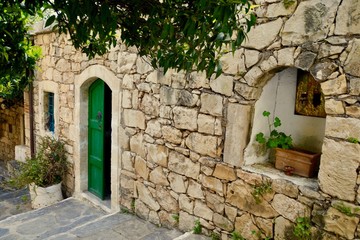 Plakat Traditional Cretan Village Crete Greece