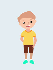boy child cartoon kid cute illustration