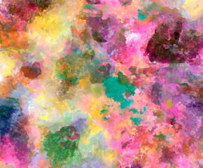 Oil pastel drawing. Abstract color background. Fine art print. Impressionism style abstraction. Modern surrealism painting. Good as wall decor poster. Stock. Surreal design. Handmade texture template.