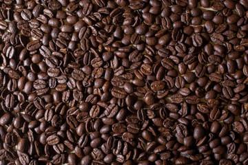 roasted coffee beans texture macro