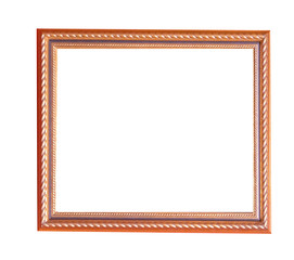 Frame picture antique antiques isolated on white background