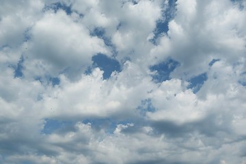 Beautiful cloudscape in the sky, natural clouds background