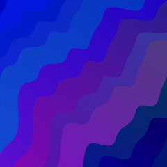 Dark Pink, Blue vector pattern with curved lines.