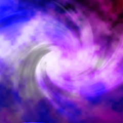 Light Purple vector pattern with clouds.