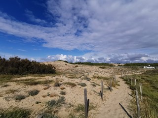 beach summer france holiday blue sky