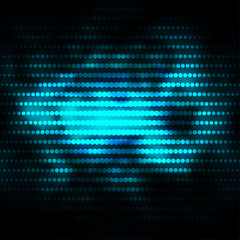 Obraz premium Dark BLUE vector backdrop with circles.