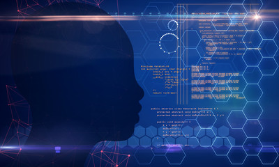 Abstract AI background