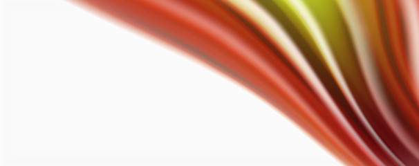 Color flowing waves, liquid conceptual abstract background