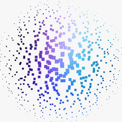 Light Pink, Blue vector layout with lines, rectangles.