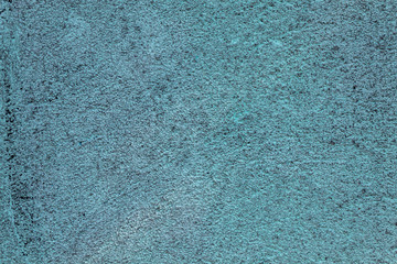 Old Weathered Concrete Blue Painted Wall Texture