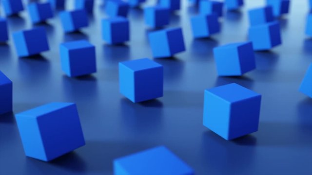 Abstract 3d render of geometric shapes