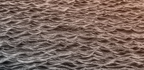 Sea water ripple texture background, rhythm in waves