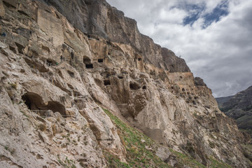 cave town vardsia antique georgian settlement